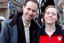 Martin Smedjeback och Anna Andersson